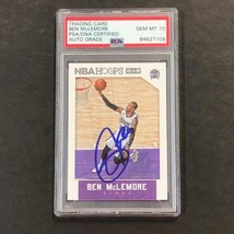 2015-16 NBA Hoops #215 Ben McLemore Signed Card AUTO 10 PSA Slabbed Kings - £48.36 GBP