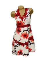 Anthropologie foxiedox juliet sleeveless dress NWT NEW RED FLORAL SMALL - $493.91 MXN