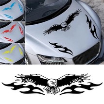 Sal car sticker hood cover eagle fire stickers car racing stripe decal diy car styling thumb200