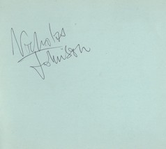 Nicholas Johnson Of Laura Conner Ballet Hand Signed Autograph - £19.95 GBP