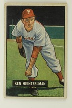 Vintage Baseball Card Bowman Gum 1951 #147 Ken Heintzelman Philadelphia Phillies - £7.46 GBP