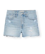 Madewell Perfect Jean Short in Fiore Wash Destroyed Edition Cutoff Size ... - $40.62 CAD