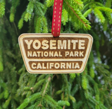 Yosemite National Park Ornament Christmas California 3.75&quot; Wood Laser Cut CA - £15.26 GBP
