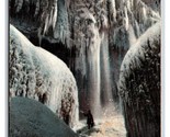 Cave of the Winds in Winter Niagara Falls NY New York UDB Postcard P27 - $3.36