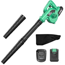 Kimo Cordless Leaf Blower &amp; Vacuum, 2-In-1 20V Leaf Blower Cordless With... - £122.75 GBP