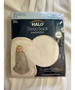 HALO Micro Fleece Sleepsack Swaddle 3-Way Adjustable Wearable Blanket - £15.63 GBP