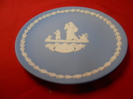 Beautiful WEDGWOOD Light Blue Jasperware Collector Plate-MOTHER  1974...... - $6.34