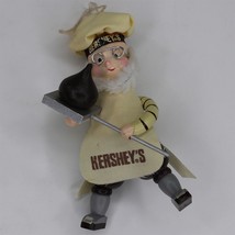 Hershey's Christmas Ornament Elf Baker Kiss Kurt Adler Chocolate Vintage 1998 - $12.19