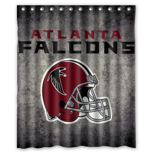 Rare!!! Atlanta Falcons Custom Waterproof Polyester Shower Curtain 4 Size Item image 11