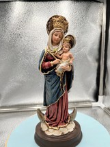 Our Lady of the Rosary Statue, 8.5&quot; New, From Colombia - £39.56 GBP