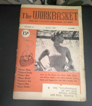 Vintage The Workbasket Magazine - Home And Needlecraft - October 1952 Vol 18 #1 - £5.51 GBP