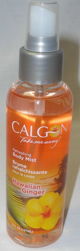 Primary image for CALGON HAWAIIAN GINGER Take Me Away! Body Mist 5 fl oz NEW no caps Lot of 2