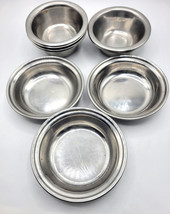 Lot of Puppy Small Dog Cat Kitty Feeding Water Dish Bowls Aluminum Breed Kennel - £23.13 GBP