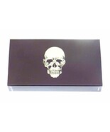 The Joy of Light Designer Matches Silver Foiled and Embossed Skull on Bl... - €9,36 EUR