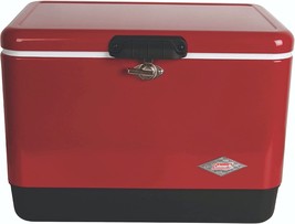 54-Quart Coleman Cooler | Steel-Belted Cooler Keeps Ice Up To 4, And Tailgating. - £207.72 GBP