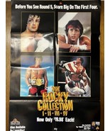 ROCKY 1,2,3,4 video collection poster SYLVESTER STALLONE original video ... - $34.38