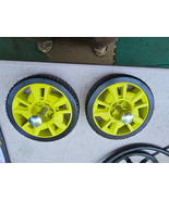 24PP74 PAIR OF WHEELS, 6&quot; X 1-3/8&quot; X 12MM +/-, FROM RYOBI POWER WASHER, ... - $11.25