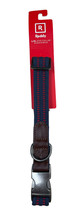 Reddy Navy/Red Webbed Dog Collar, L/XL - 16 - 26 in - £14.63 GBP