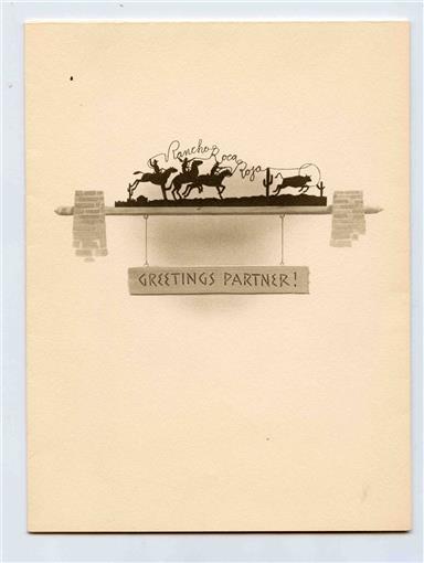 Primary image for Greetings Partner Brown & Bigelow Charlie Ward Family Card Rancho Roca Roja 