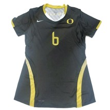 Nike Oregon Ducks #6 Short Sleeve Volleyball Jersey Womens Size M Shirt Black - $20.05