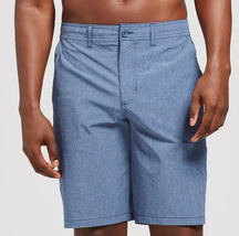 Goodfellow &amp; Co™ Hybrid Swim Shorts ~ Men&#39;s Size 28 ~ 10.5&quot; Inseam ~ Blu... - £17.52 GBP