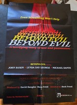 Beyond Evil 1980 Original Horror Movie Poster 27x41 One Sheet John Saxon... - $38.75