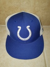 Indianapolis Colts Reebok Fitted Wool Hat Size 7 1/4  - £11.06 GBP