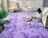 Dweike Ultra Soft Shaggy Rugs Fluffy Carpets, Tie-Dye Rugs For, 4X6 Ft. ... - £32.98 GBP