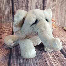 Dakin Lou Rankin Elephant Plush 8&quot;  Bean Bag Belly HOOVER Little Friends... - $10.84