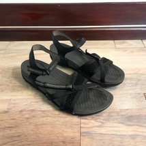 Baretraps Womens Shoes Size 8m  Sandals Black Comfort Hook and Look Debra - £22.05 GBP