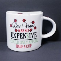 Fabulous Las Vegas Nevada Half a Cup 8 oz. Ceramic Coffee Mug Cup - £10.06 GBP