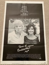 Terms of Endearment 1983, Comedy/Drama Original Vintage One Sheet Movie Poster  - £39.65 GBP