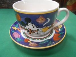 Great Collectible  DISNEY  Stoneware MICKEYMOUSE  Large Cup and Saucer - £12.20 GBP