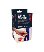 Zip N Close Heavy Duty Peel &amp; Stick Zippers - 2 Count - 2.75&quot; x 7 Feet T... - $19.79