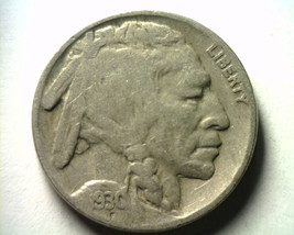 1930 BUFFALO NICKEL VERY GOOD / FINE VG/F NICE ORIGINAL COIN BOBS COINS ... - $2.95