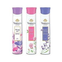 Yardley Deo Combo (English Lavender + english Rose + Morning Dew) - 150ml - £31.28 GBP