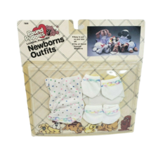 Vintage 1986 Pound Puppies Newborns Outfit Dog Clothing Package Hearts Sealed - £28.98 GBP