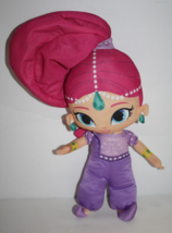 Nickelodeon Shimmer 15" Shine Plush Cloth Stuffed Doll Pink Hair Purple Genie - $24.16