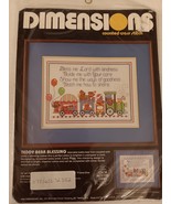 Dimensions 3592 Teddy Bear Blessing Kit by Lucy Rigg Counted Cross Stitc... - £32.04 GBP