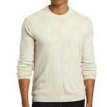 Mens Sweater Dockers Beige Lightweight Long Sleeve Crewneck Acrylic-size... - $22.77