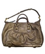 COACH Ashley Sabrina Gold Bronze Metallic Leather Shoulder Bag F15447 sa... - $62.88 CAD