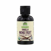 NOW Foods, Organic Liquid Monk Fruit, Vanilla, 1.8-Ounce - £13.15 GBP