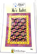 Quilt Queen Designs Mo&#39;s Basket X-Blocks Weave Pattern - $13.32