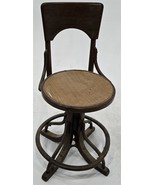 Antique Phone Switchboard Operator Adjustable Industrial Drafting Stool ... - $2,761.61 MXN