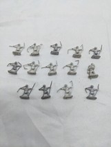 (14) Javelin Thrower Soldier Infantry 10mm Metal Miniatures - £17.80 GBP