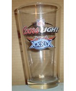 Super Bowl XXXIX Coors Light Beer Glass New England Patriots Philadelphi... - £3.92 GBP