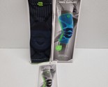 Bauerfeind Sports Knee Support Size Large 3D Airknit Black Blue New Open... - $49.40
