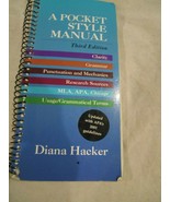 A Pocket Style Manual Third Edition by Diana Hacker Pre-Owned - £7.85 GBP