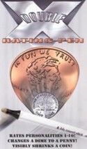 Double X Rating Pen - Stand-Up Coin Magic - Easy To Learn and To Do! - $6.93
