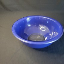 Vintage Pyrex 323 Cobalt Blue Mixing Nesting Bowl 1.5L Solid Clear Botto... - £11.59 GBP